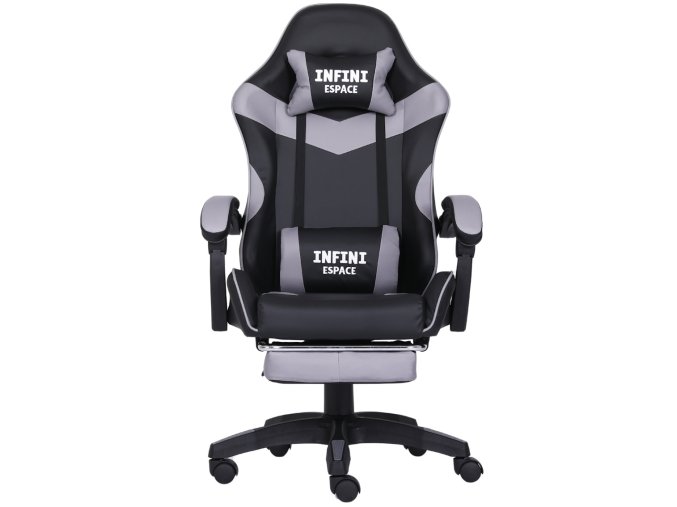 fotel gamingowy infini espace gray 3