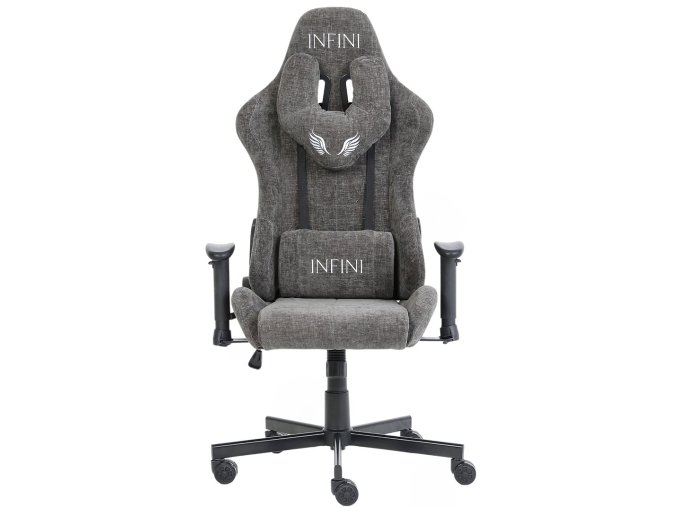 fotel gamingowy infini luxor dark gray 1