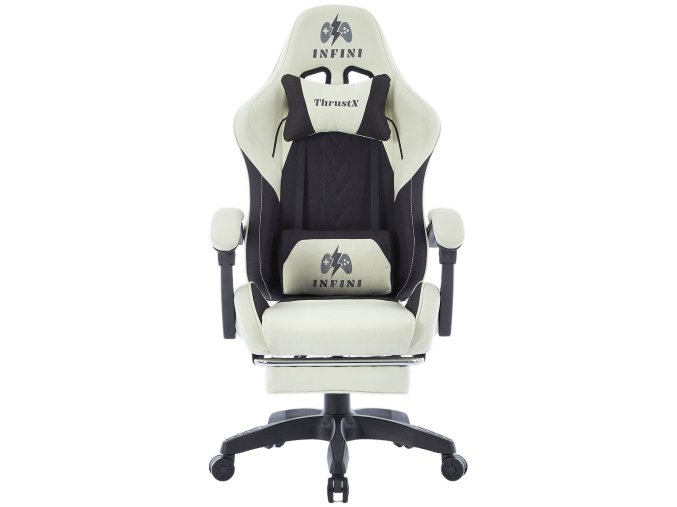 fotel gamingowy infini thrustx cream 2