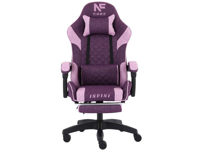 fotel gamingowy infini core purple 3