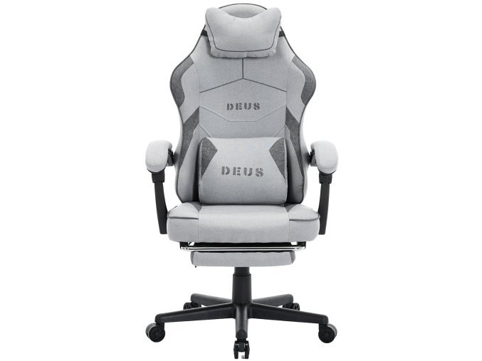 fotel gamingowy deus edge light gray 6