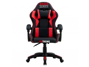 fotel gamingowy enzo red 1
