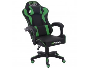 fotel gamingowy enzo green 3