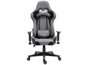 fotel gamingowy PlayMaker gray black 6