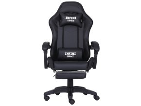 fotel gamingowy infini espace black 4
