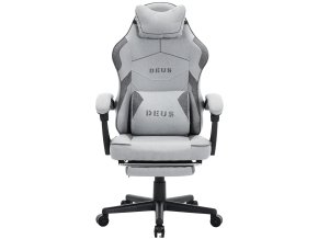 fotel gamingowy deus edge light gray 6