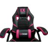 Herní židle na kolečkách Extreme EX Pink