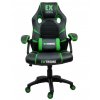 Herní židle na kolečkách Extreme EX  Green