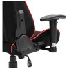 fotel gamingowy playmaker black red tkanina 10