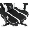 fotel gamingowy x stream black white 5