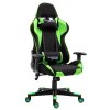 fotel gamingowy black green play maker 1