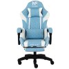 fotel gamingowy infini core light blue 4