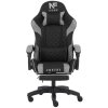 fotel gamingowy infini core black dark gray 1