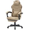 fotel gamingowy deus edge beige 3