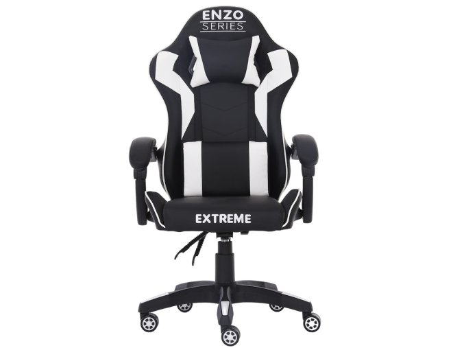 fotel gamingowy enzo white 9