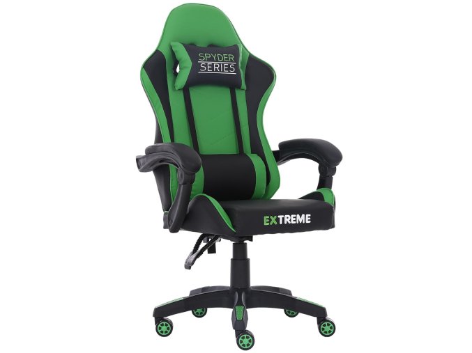 fotel gamingowy extreme spyder green 9