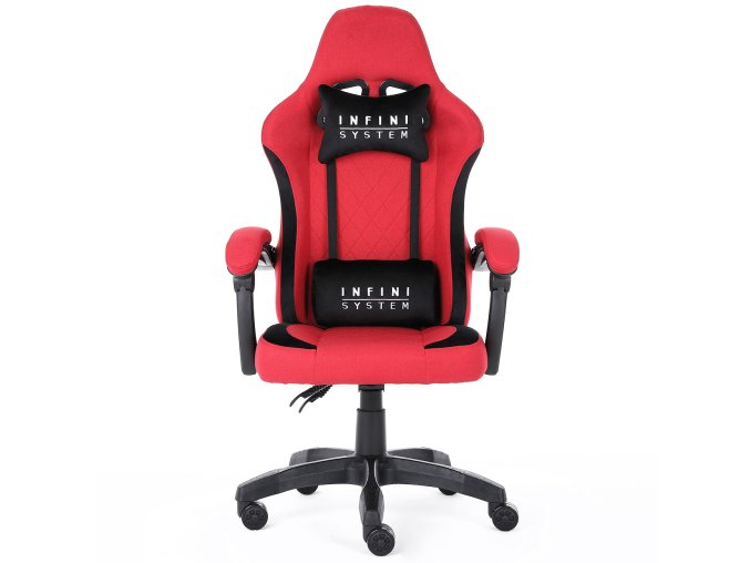 fotel gamingowy infini system red 2