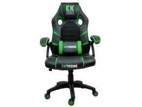 fotel gamingowy ex green 0