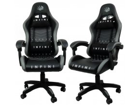 fotele gamingowe infini gray 0