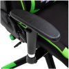 fotel gamingowy black green play maker 7