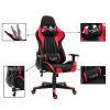fotel gamingowy playmaker black red tkanina 2