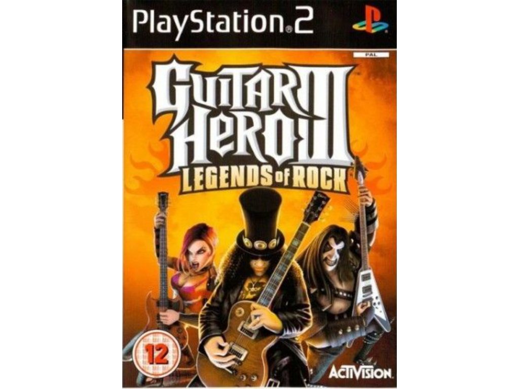 PS2 Guitar Hero III Legends of Rock