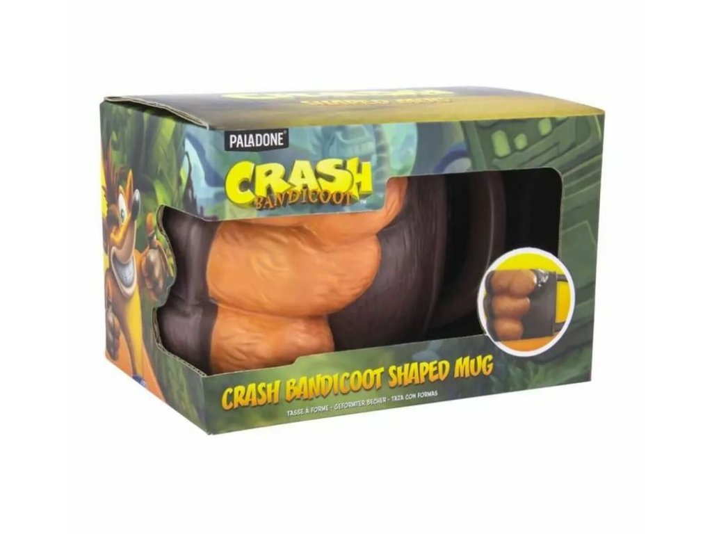 Hrnek Crash Bandicoot tlapa