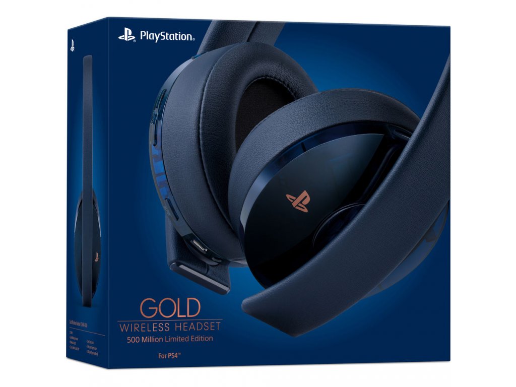 PlayStation Gold Wireless Headset 500 Million Limited Edition (7.1