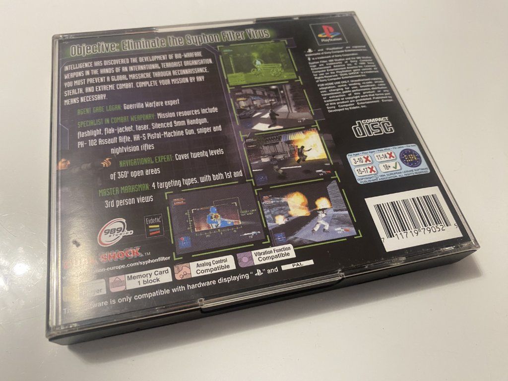 Syphon Filter 3 / PS1 / Complet / Fr. | Nostal'Geek Syphon Filter 3 / PS1 / Complet / Fr. | Nostal'Geek