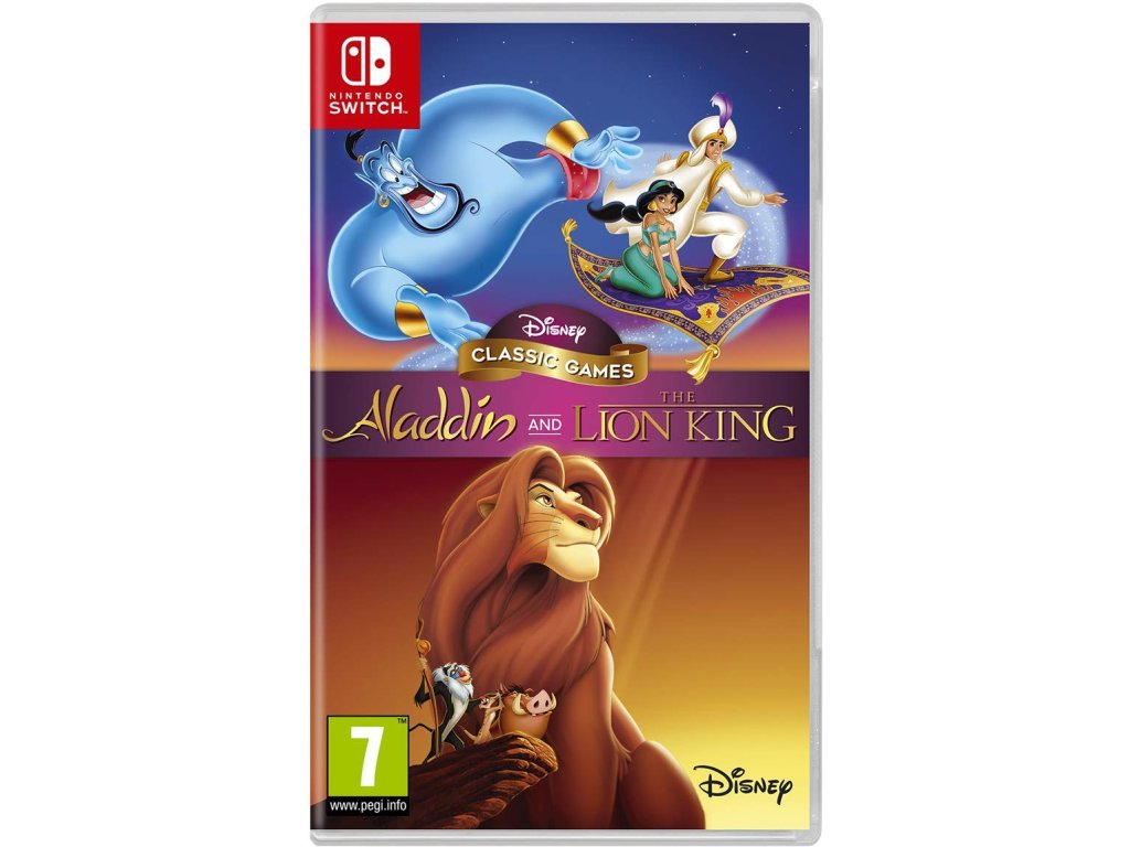 Switch Disney classic games aladdin and the lion king