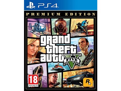 PS4 Grand Theft Auto 5 (GTA V) - Premium Online Edition