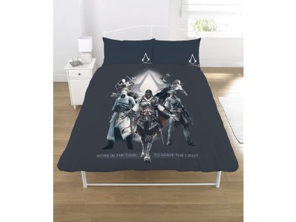 Povlečení Assassins Creed - Serve the Light (dvoulůžko)