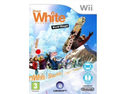 Wii shaun white snowboarding world stage