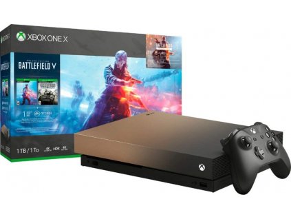 Microsoft Xbox One X 1TB Gold edition + 15 her