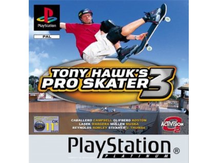 PS1 Tony Hawk´s Pro Skater 3 platinum