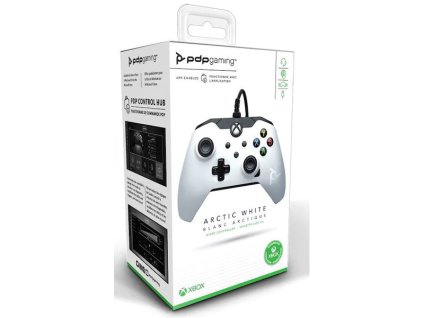 Arctic White Xbox Series X/Xbox One kabelový ovladač PDP