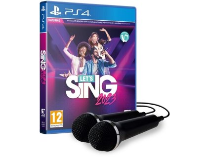 PS4 Lets Sing 2023 + 2x mikrofon