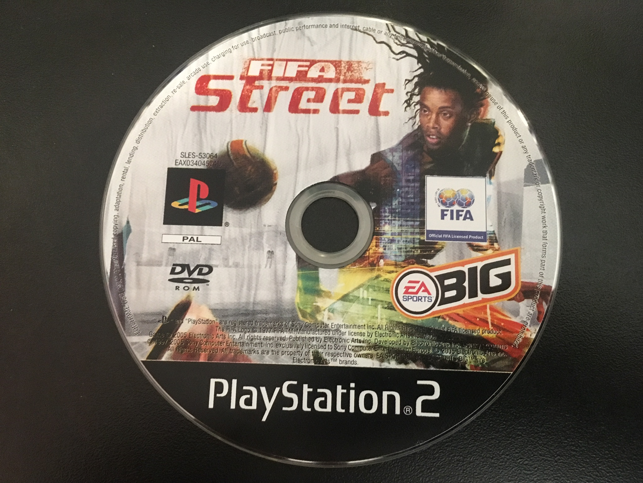 PS2 FIFA Street (pouze herní disk)