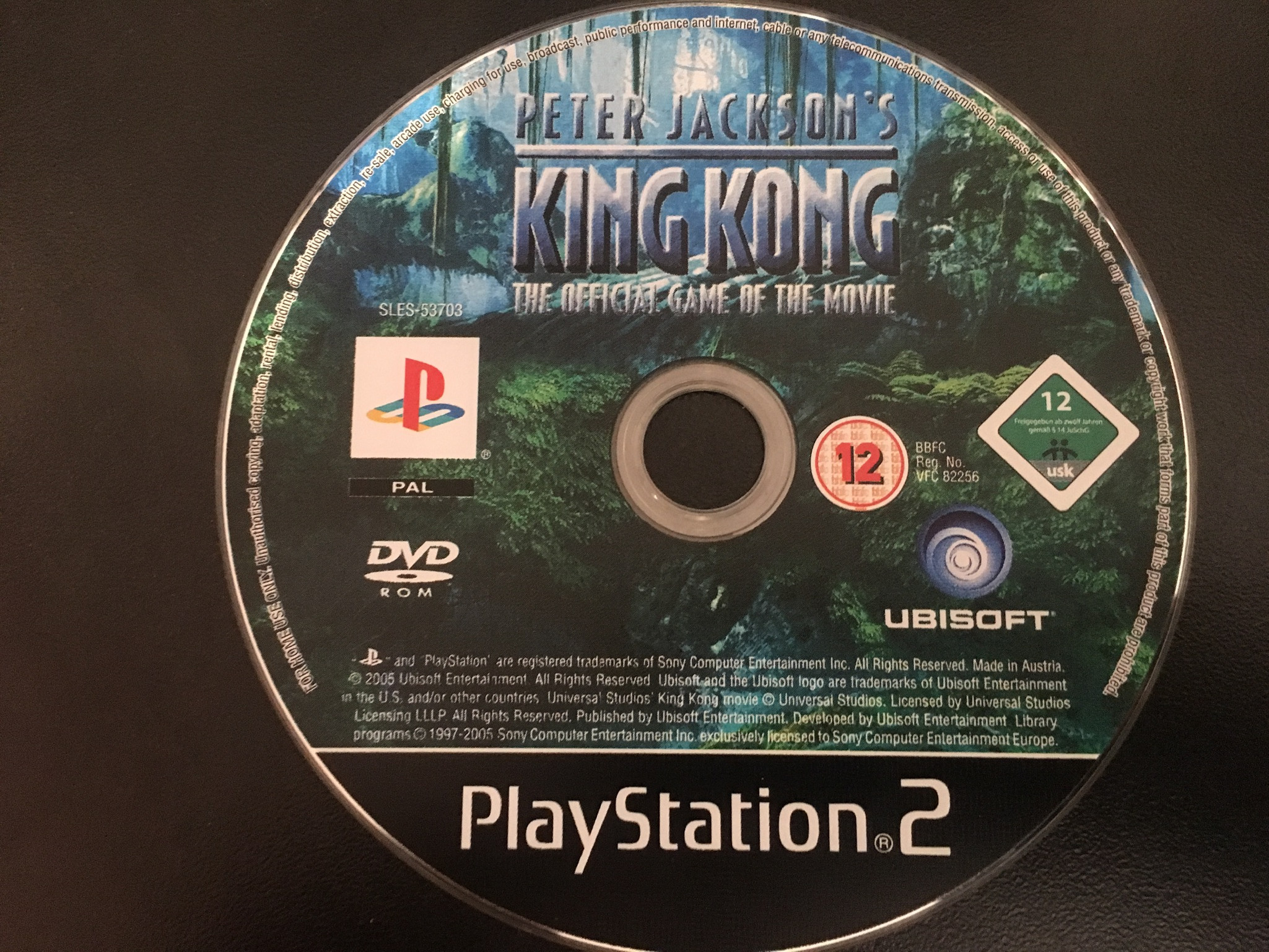 PS2 Peter Jackson's King Kong (pouze herní disk)