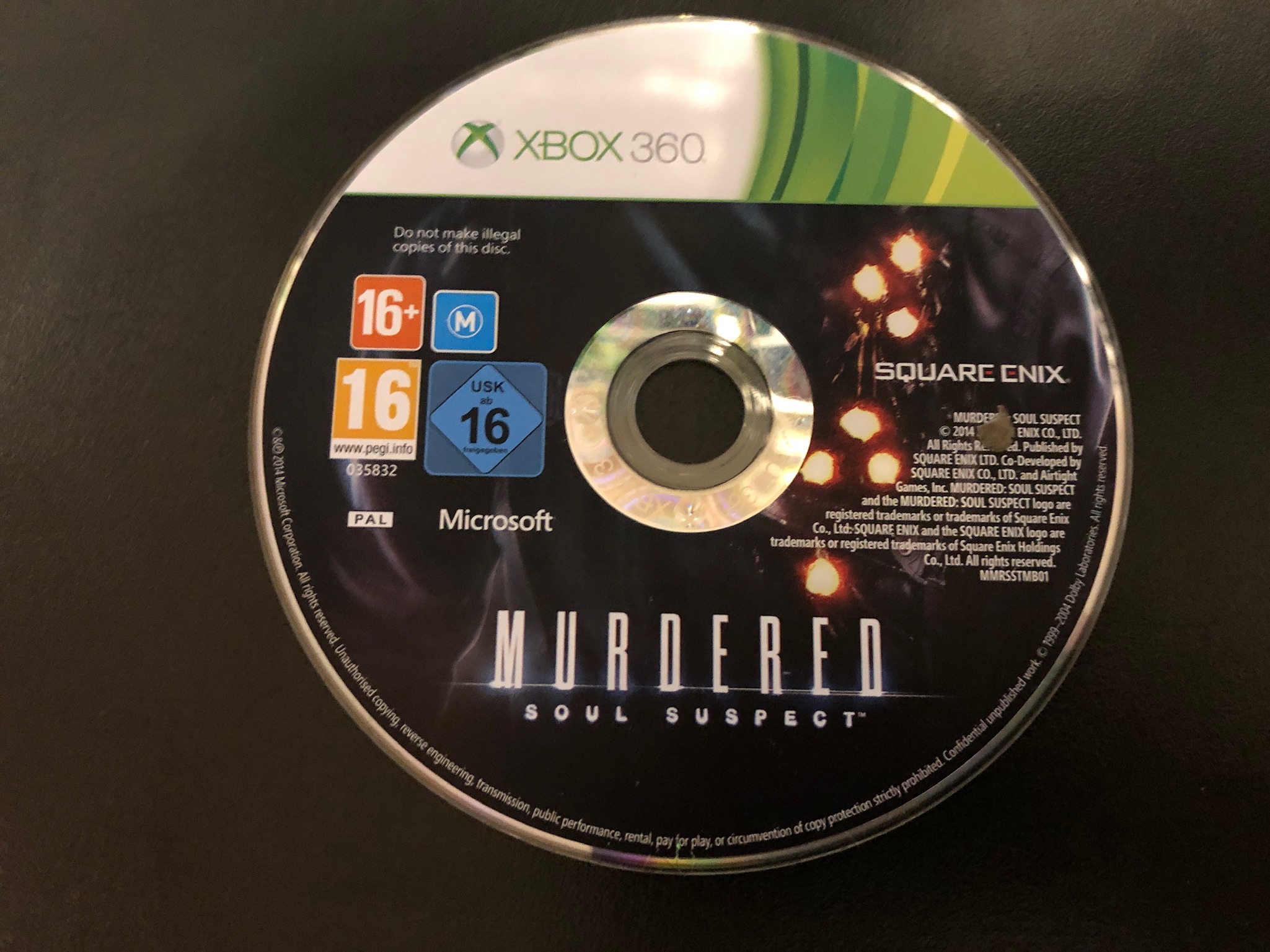 XBOX 360 Murdered: Soul Suspect (pouze herní disk)