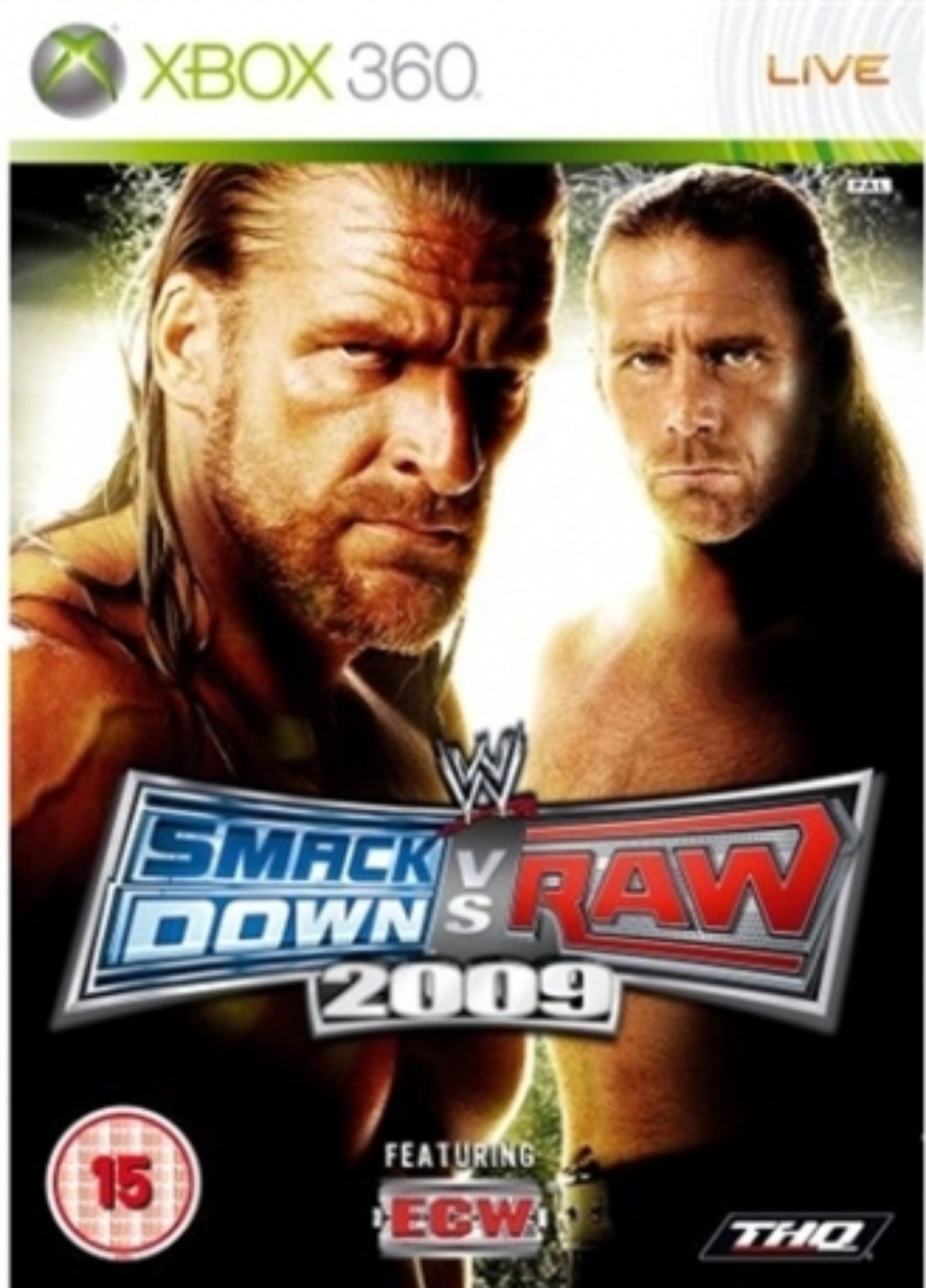 XBOX 360 WWE SmackDown vs Raw 2009 GAMERSHOUSE.CZ