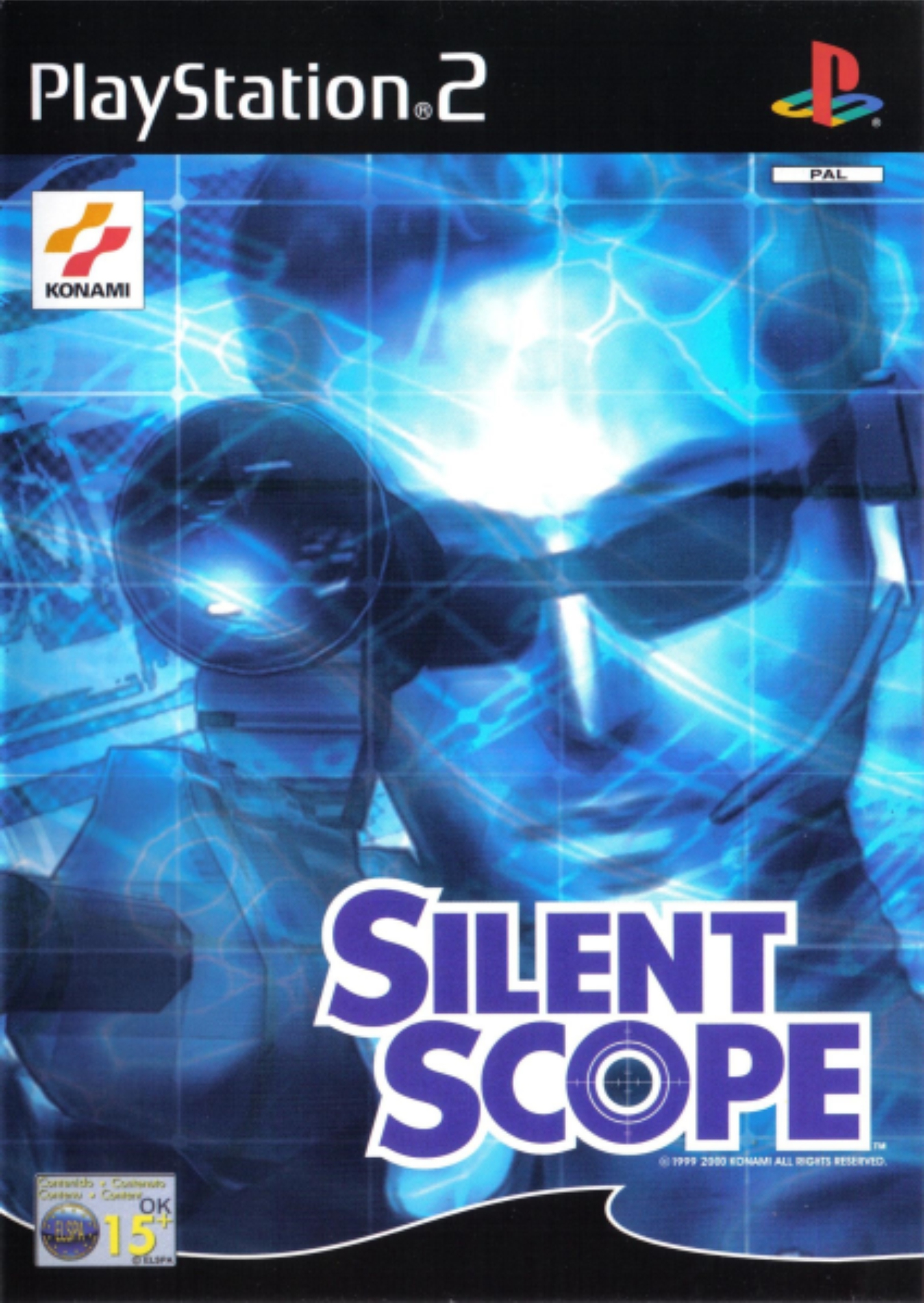 PS2 Silent Scope Obal: Bez manuálu