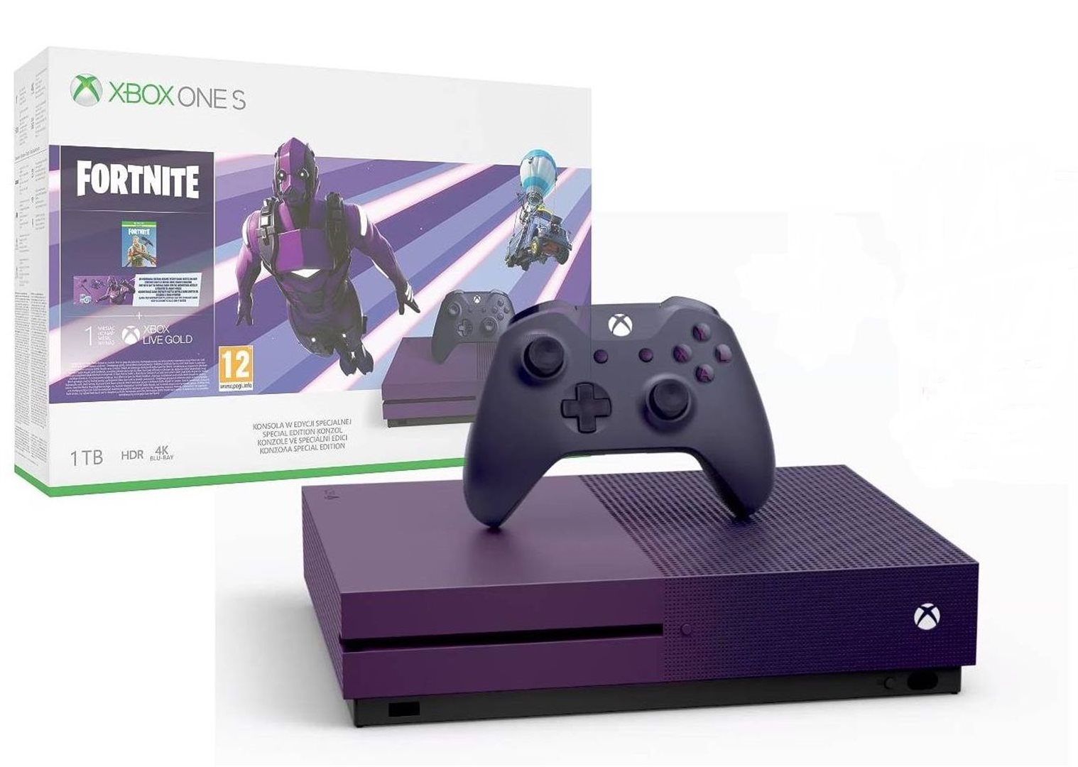 S Purple Xbox Xbox One S Fortnite Special Edition Fortnite Xbox