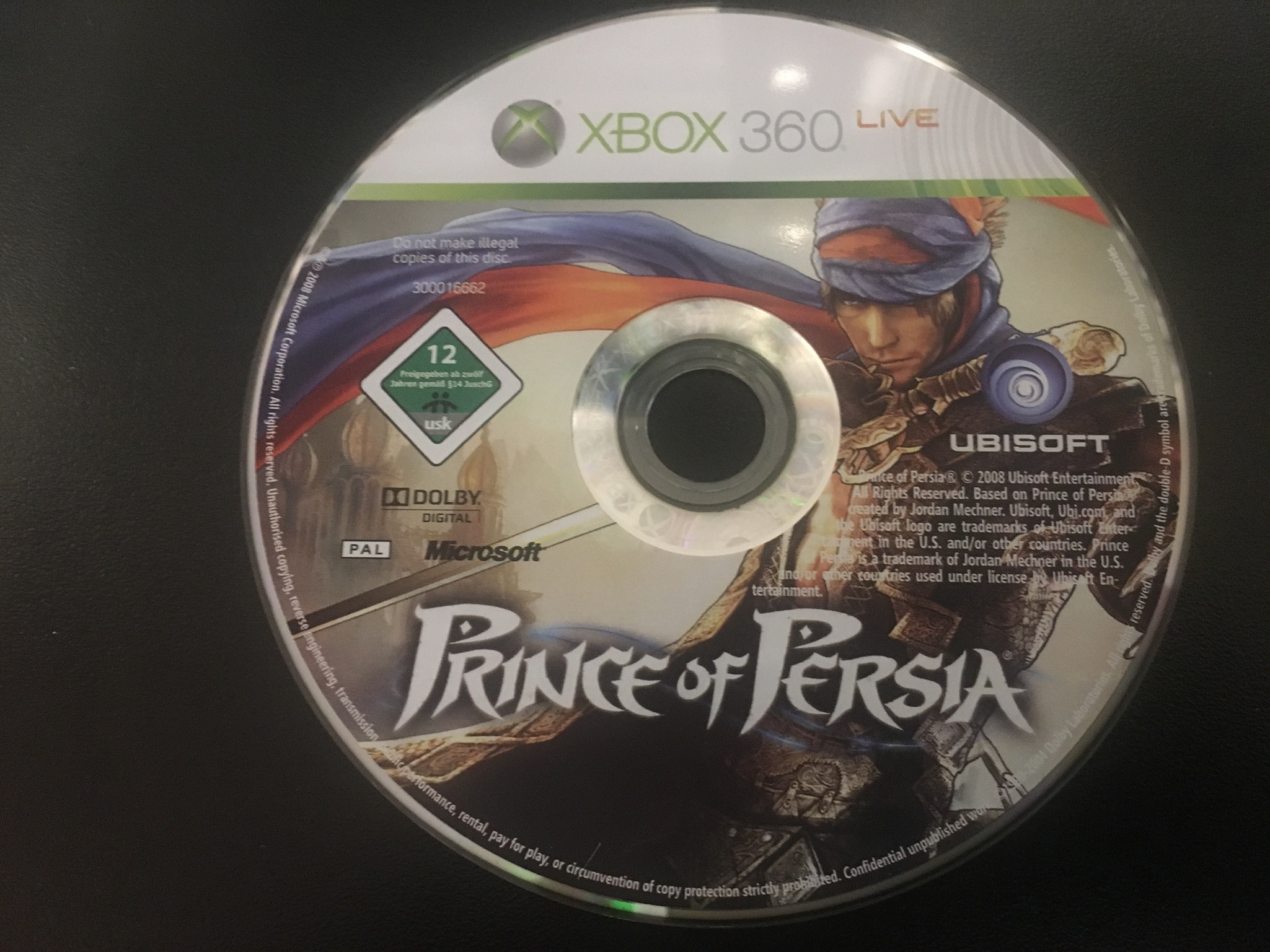 XBOX 360 Prince Of Persia 4 (pouze herní disk)