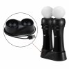 PS3 PS4 Duální nabíjecí stanice pro Playstation VR ovladače