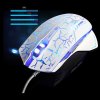 E-Blue Myš Mazer Pro, 2500DPI, optická, 6tl., 1 kolečko, drátová USB, bílo-modrá, herní, e-box