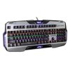 E-BLUE Klávesnice Mazer Mechanical 729, herní, podsvícená s modrým spínačem typ černá, drátová (USB), US, mechanická
