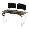 ultradesk uplift pracovni stul bila hneda 01