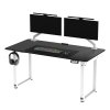 ultradesk uplift pracovni stul bila cerna 01