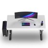 Herni stul ultradesk quest cerna bila 03